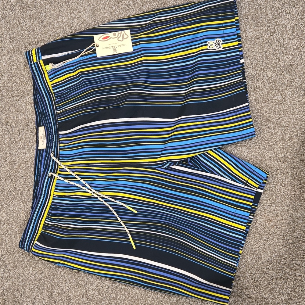 New Psycho Bunny Swim Trunks
